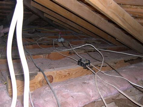 junction box in attic canada|electrical junction box in attic.